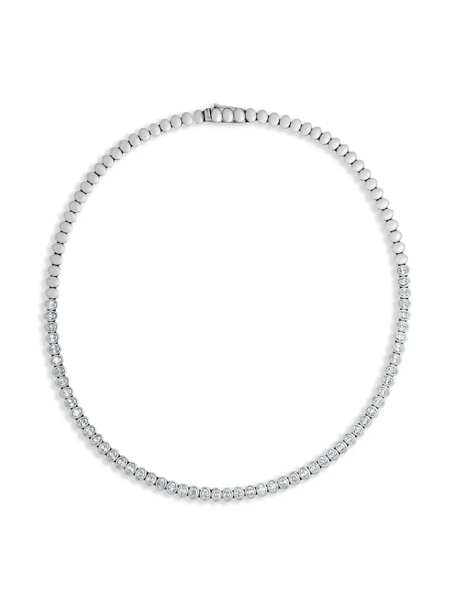 diamond tennis necklace 1