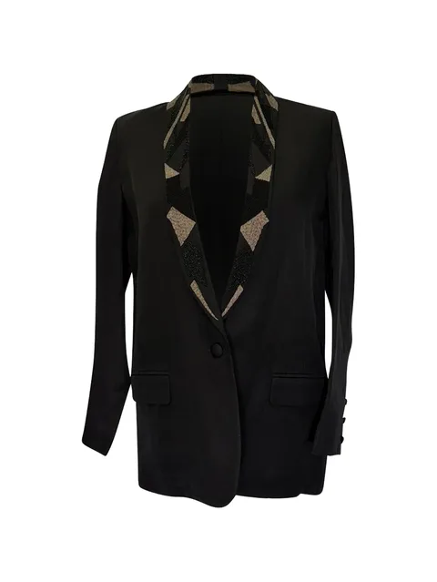 Anissa beaded blazer