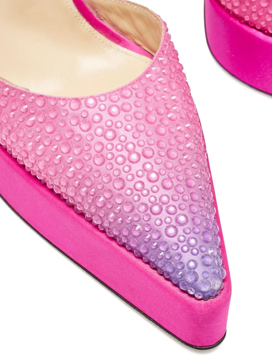 130mm crystal-platform pumps 10