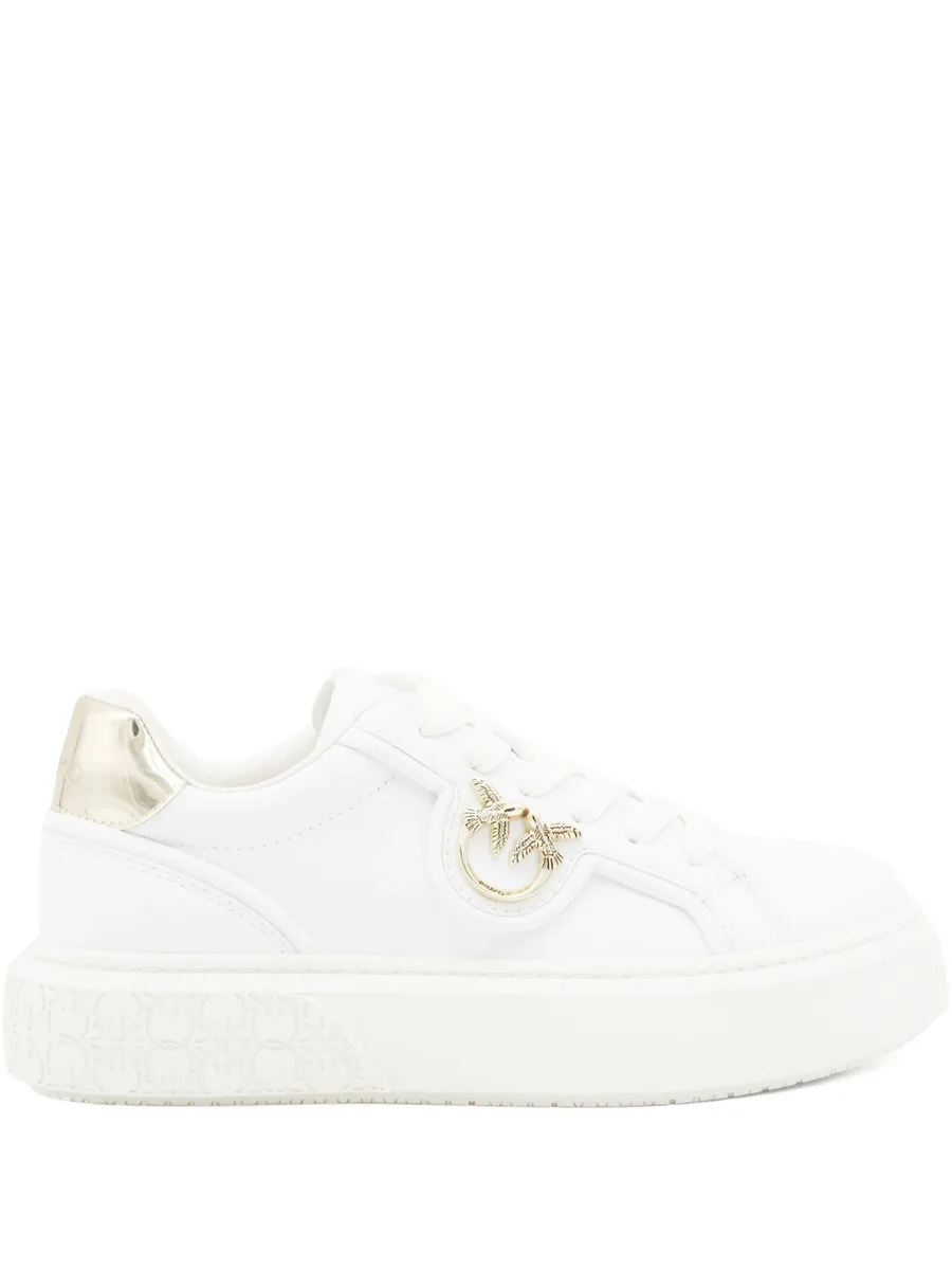 metallic-detail bird-embellishment sneakers 1