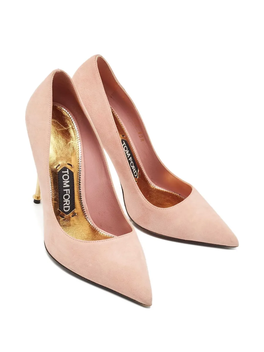 suede heeled pumps 5