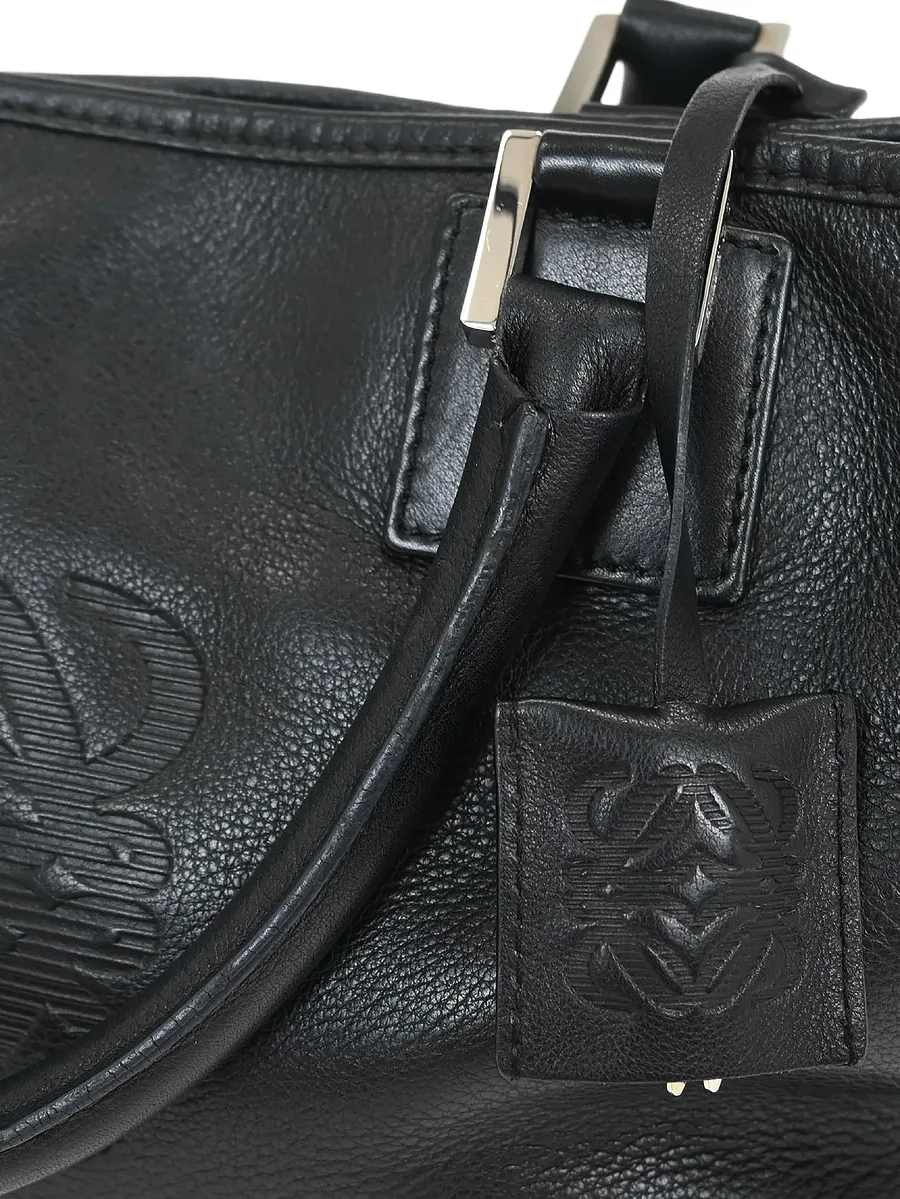 2007 30 Fusta embossed-logo tote bag 11