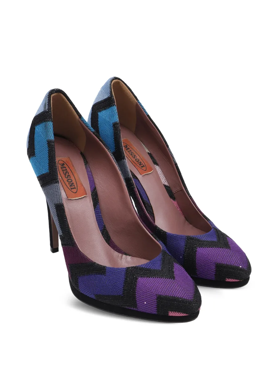 Zig Zag print pumps 3