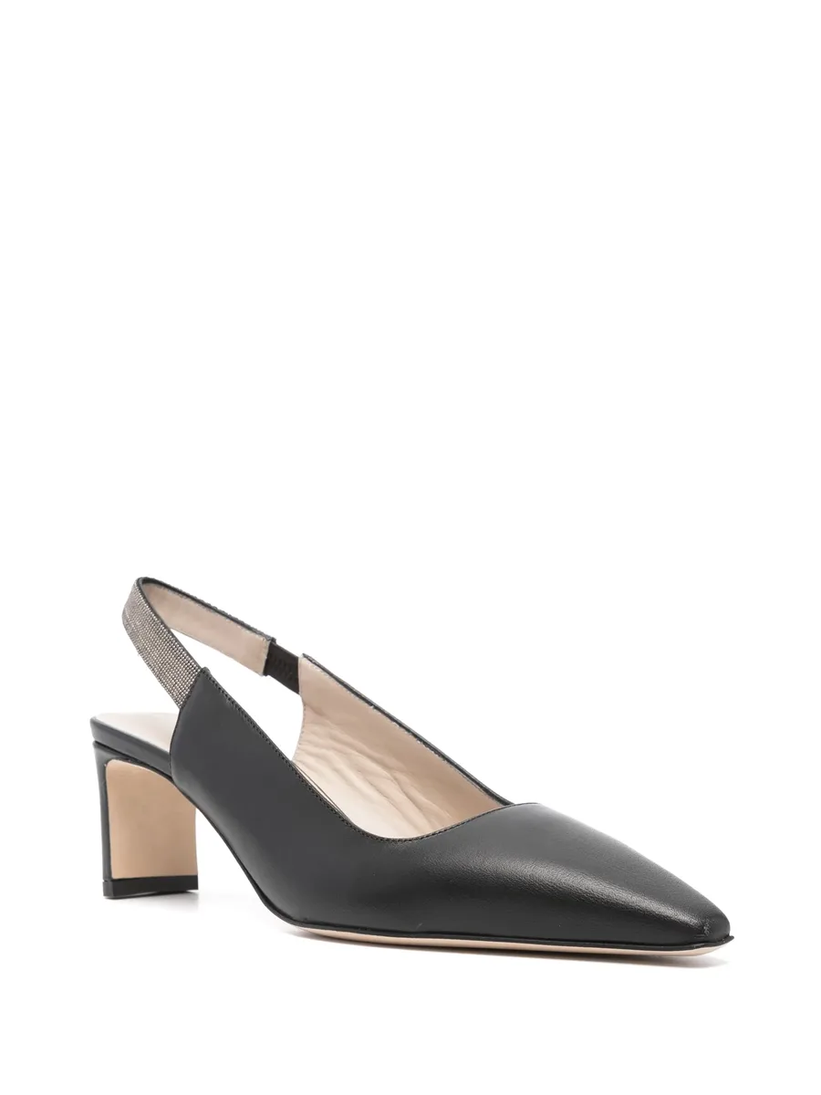 crystal-embellished leather pumps 3