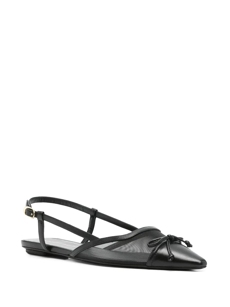 балетки с сетчатыми вставками 4