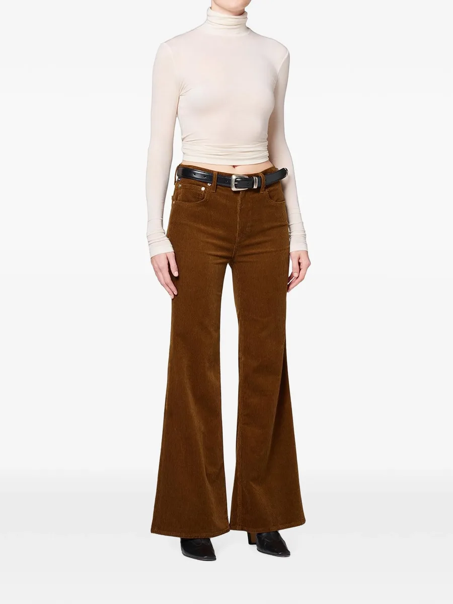 Kimberly 70s flared corduroy trousers 3