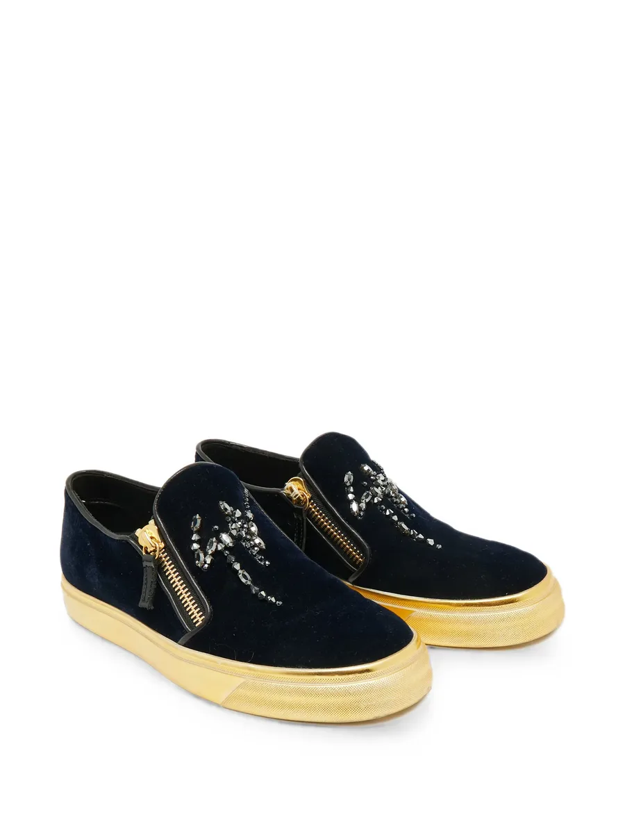May London velvet sneakers 4