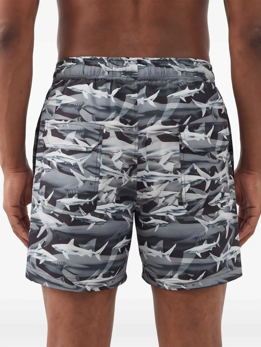 Shark print swim shorts 7