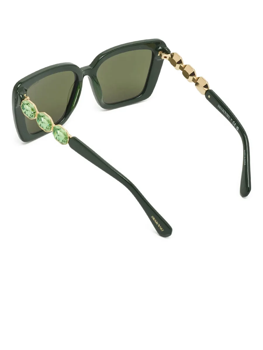 crystal-embellished square sunglasses 3