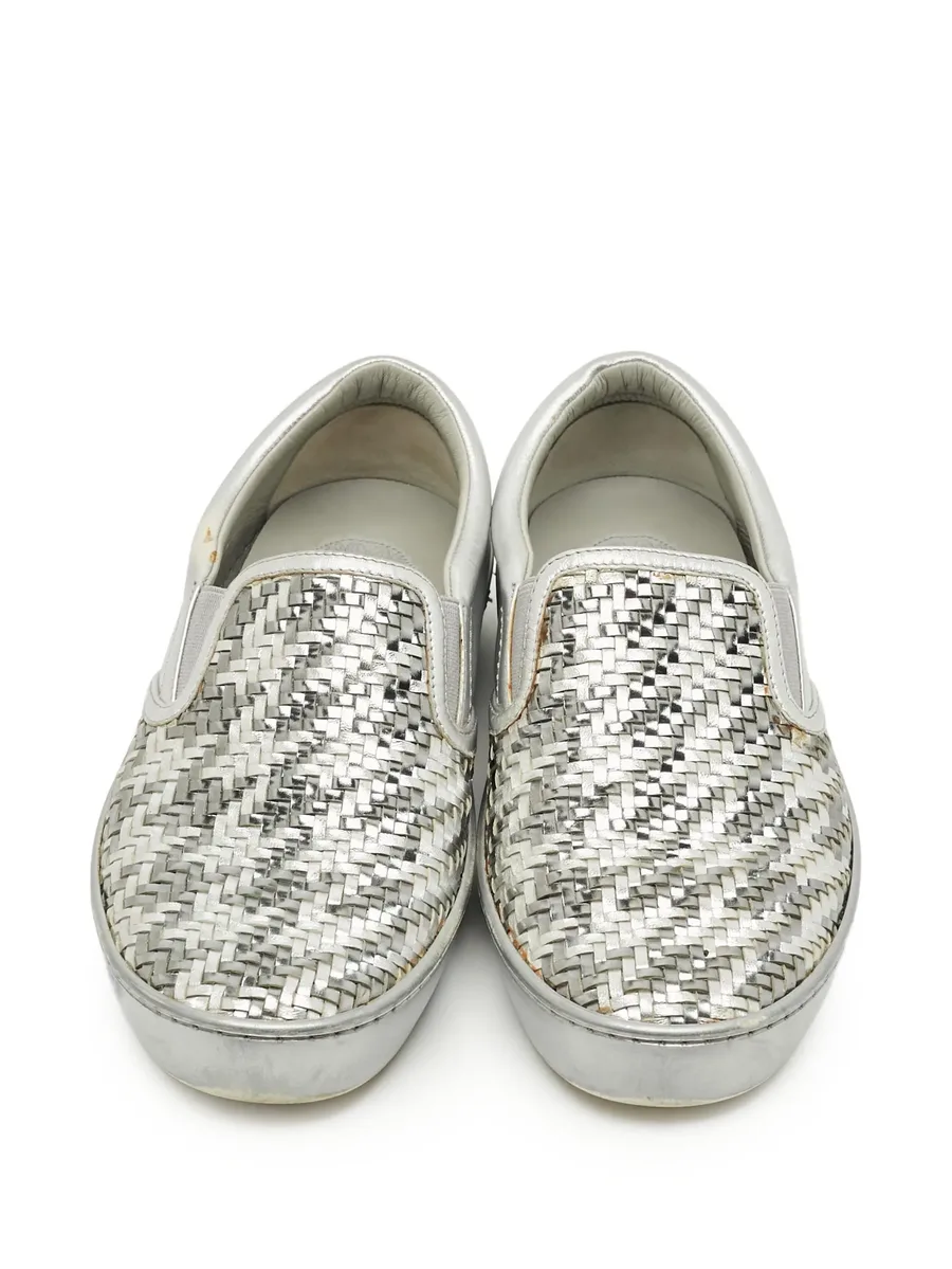 woven houndstooth sneakers 5