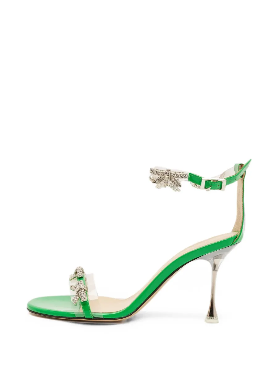 Crystal Bow sandals 1