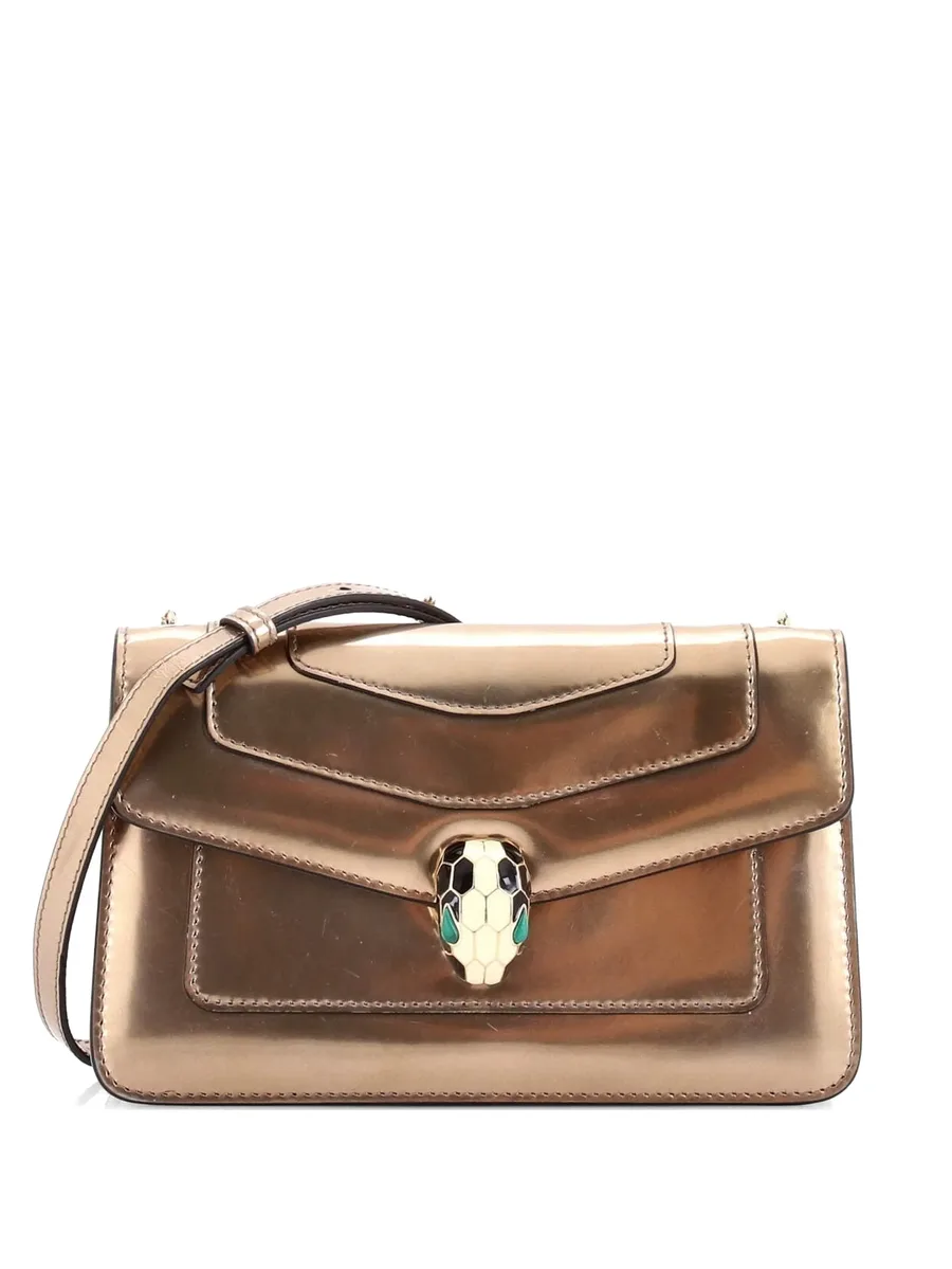 маленькая сумка на плечо Serpenti Forever Metallic 1