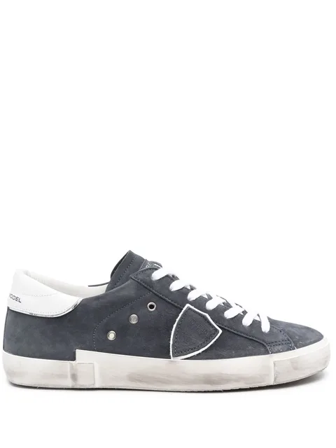 Paris logo-patch sneakers