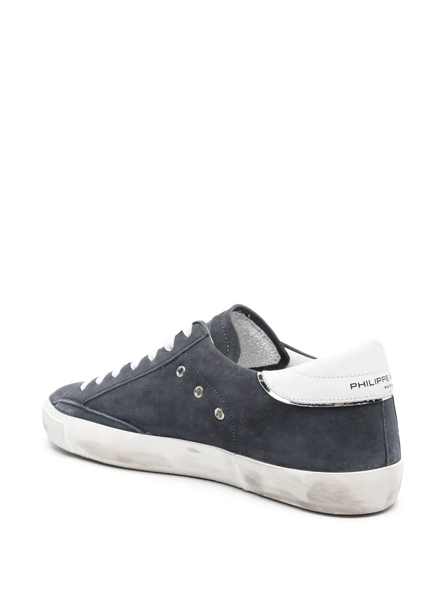 Paris logo-patch sneakers 6