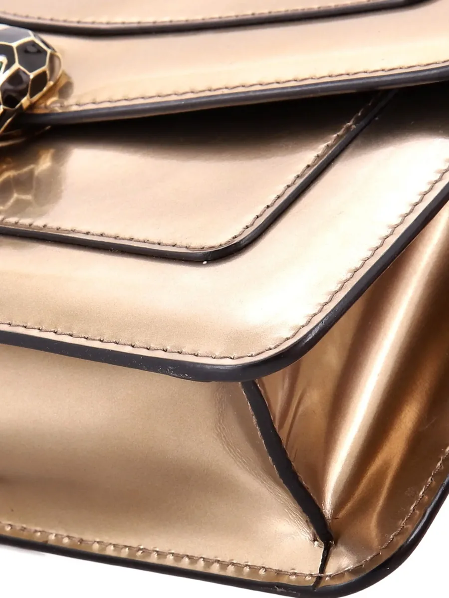маленькая сумка на плечо Serpenti Forever Metallic 11