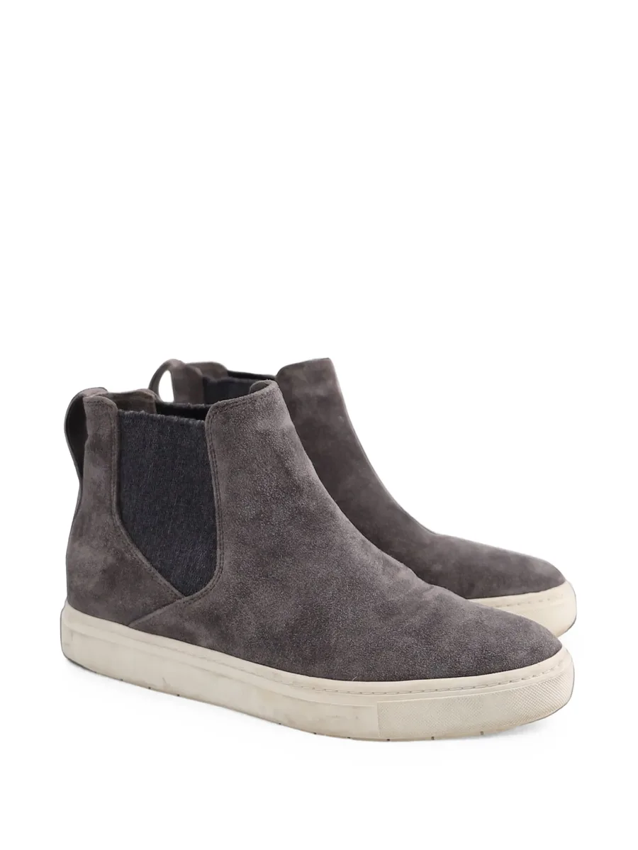 high-top suede sneakers 5