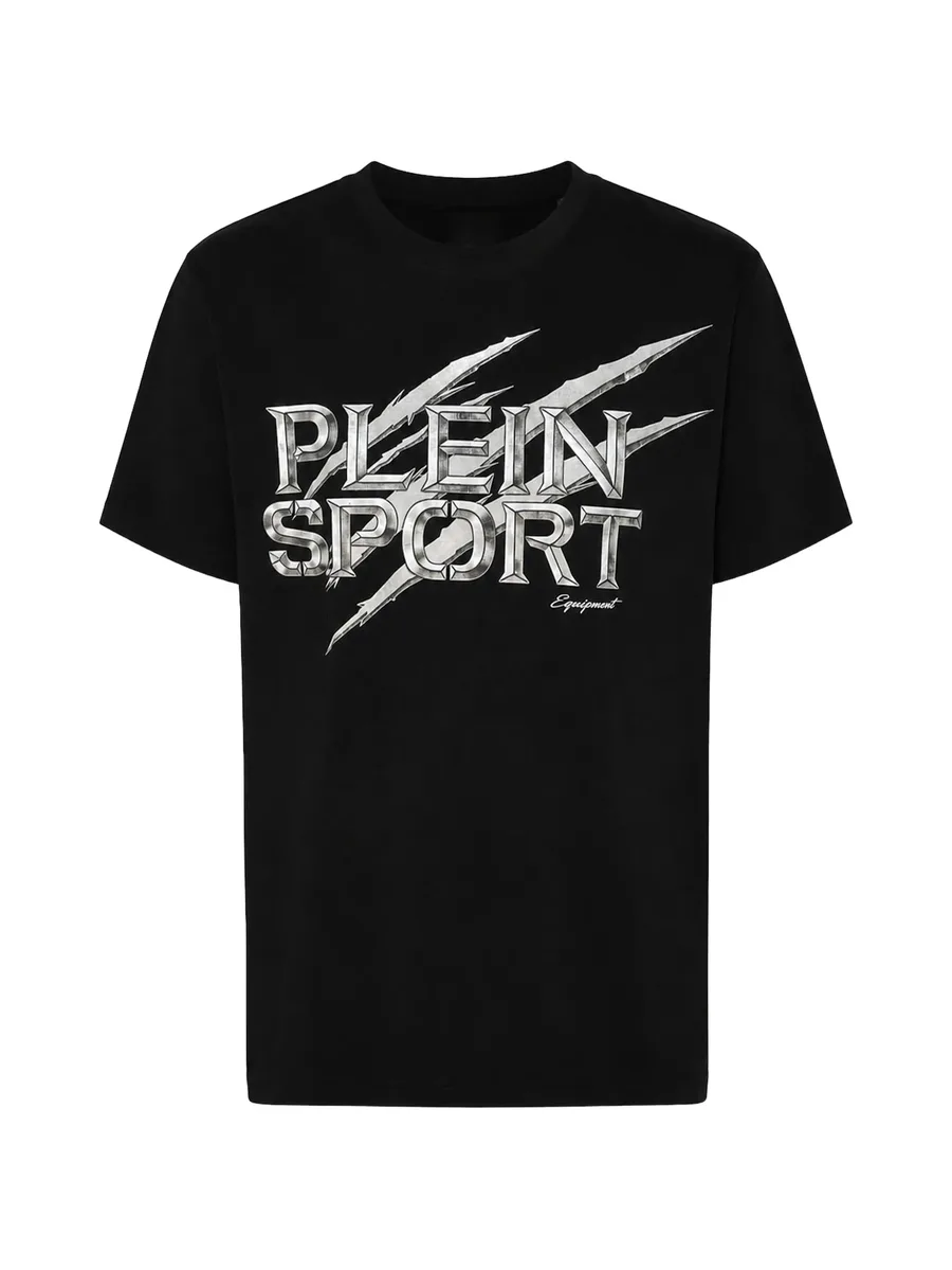 logo-print round-neck t-shirt 1