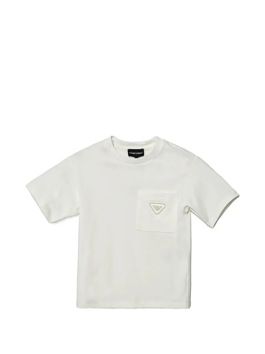 pocket-embroidered T-shirt 1