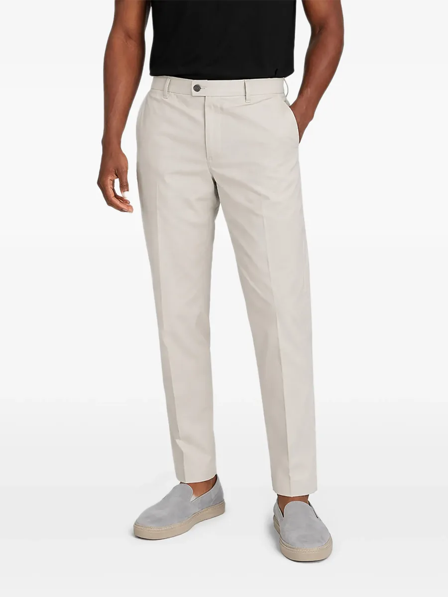 pressed-crease tailored trousers 3