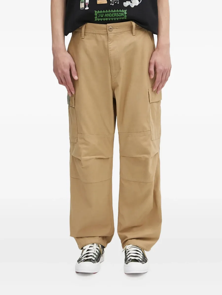 multi-pocket cargo trousers 1