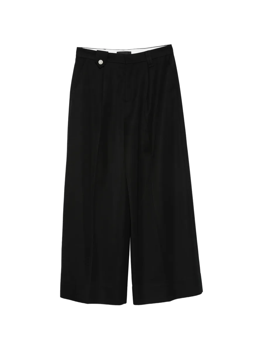 pearl-embellished trousers 1