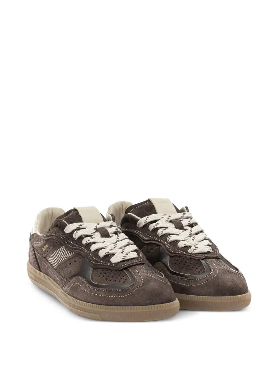 Tb.490 suede panelled sneakers 4