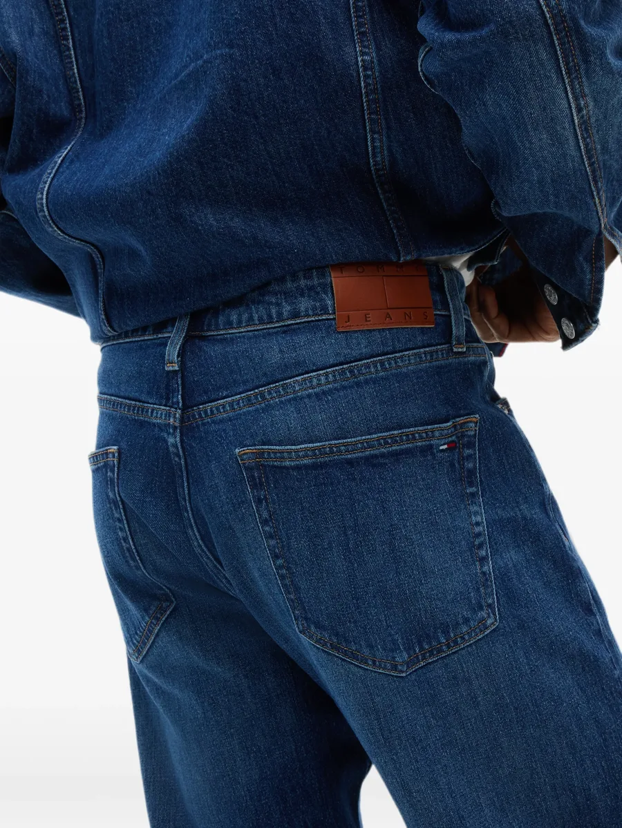 straight-leg faded-effect jeans 5