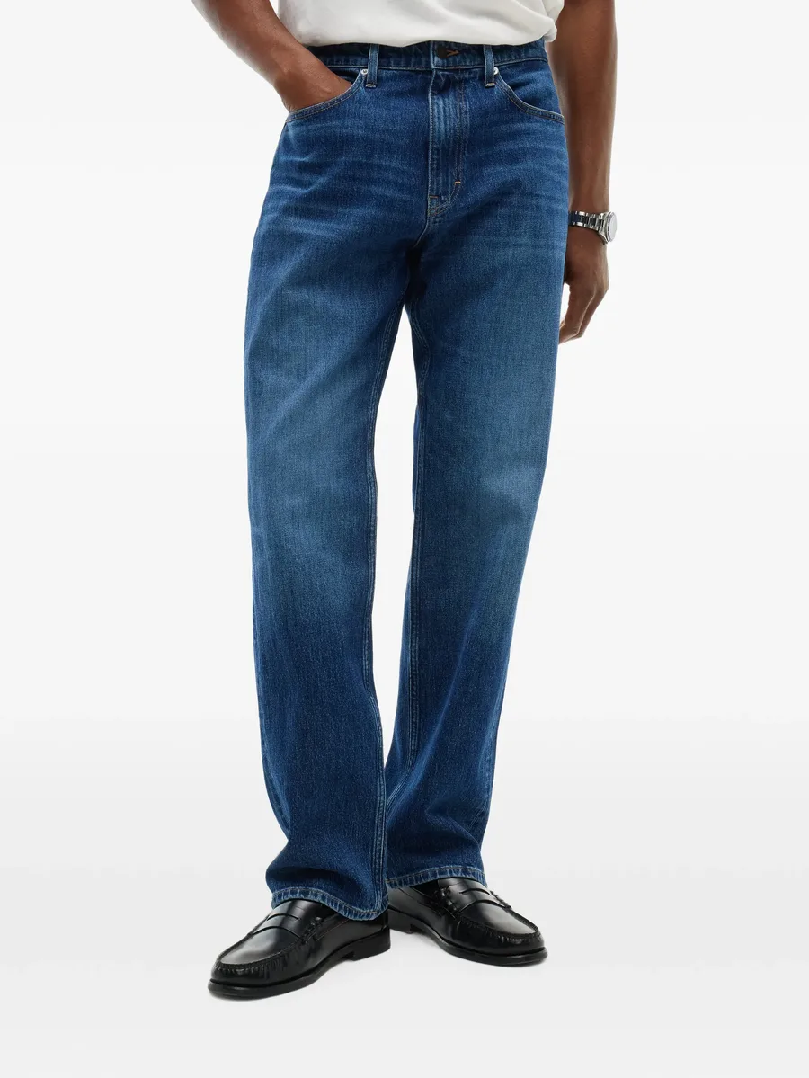 straight-leg faded-effect jeans 3