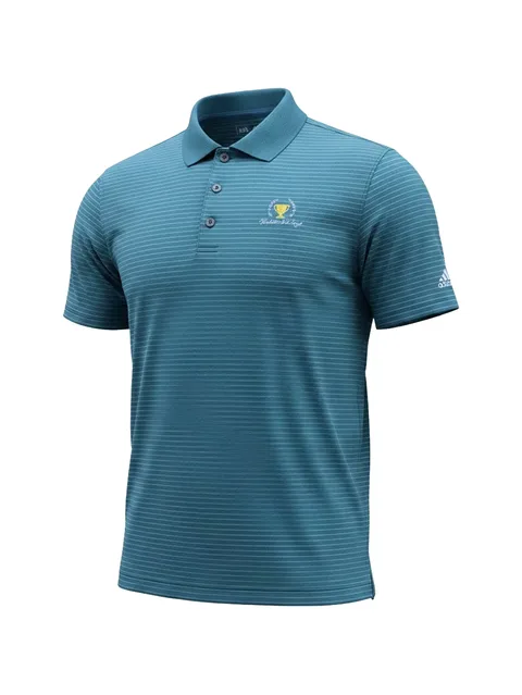 2 Color Merch President Cup Stripe polo shirt
