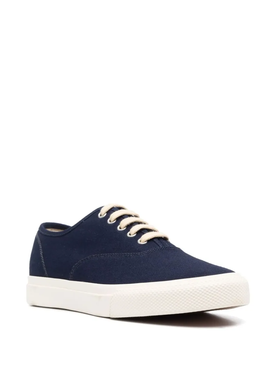 denim low-top sneakers 3