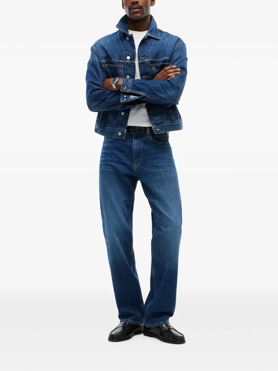 straight-leg faded-effect jeans 2
