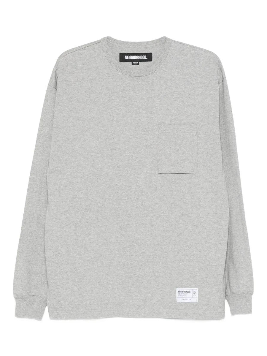 patch-pocket long-sleeve T-shirt 2