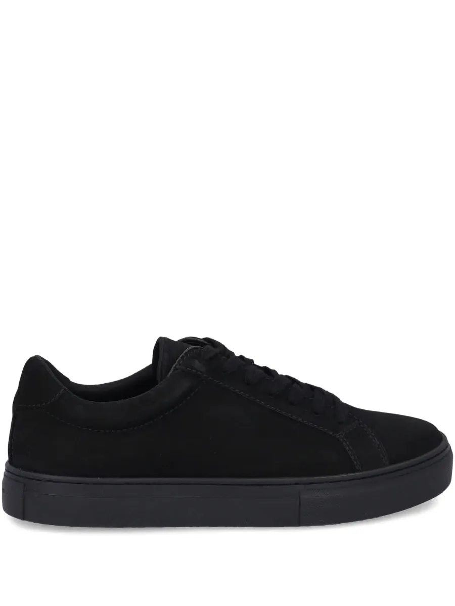 suede panelled sneakers 1