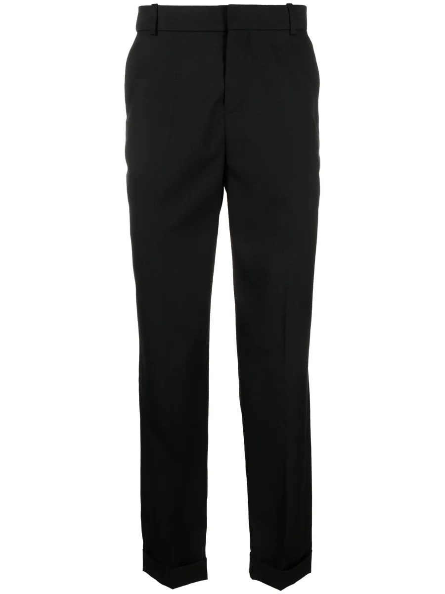 tapered wool trousers 1