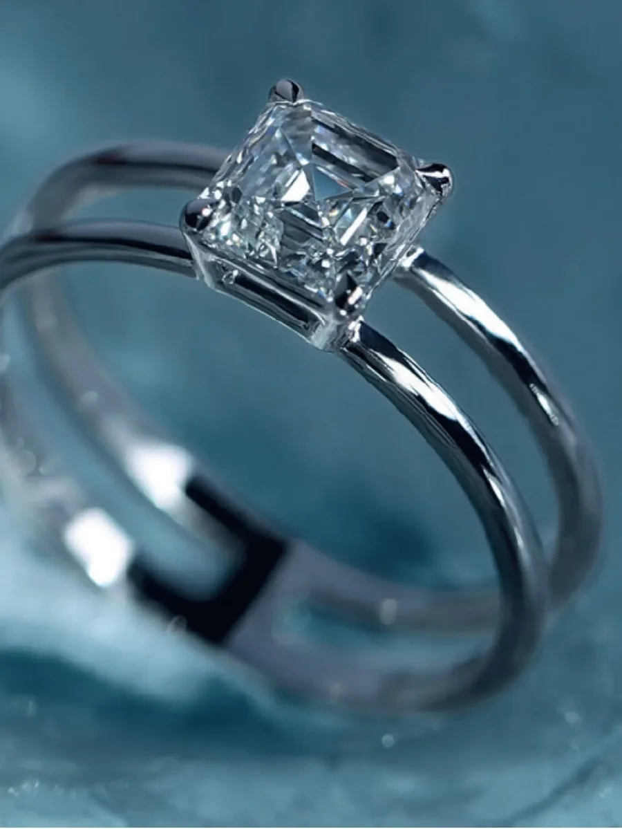 diamond double-band ring 2