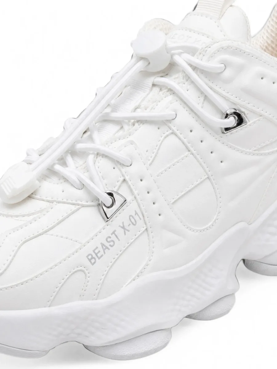 Runner Beast X-01 panelled sneakers 3