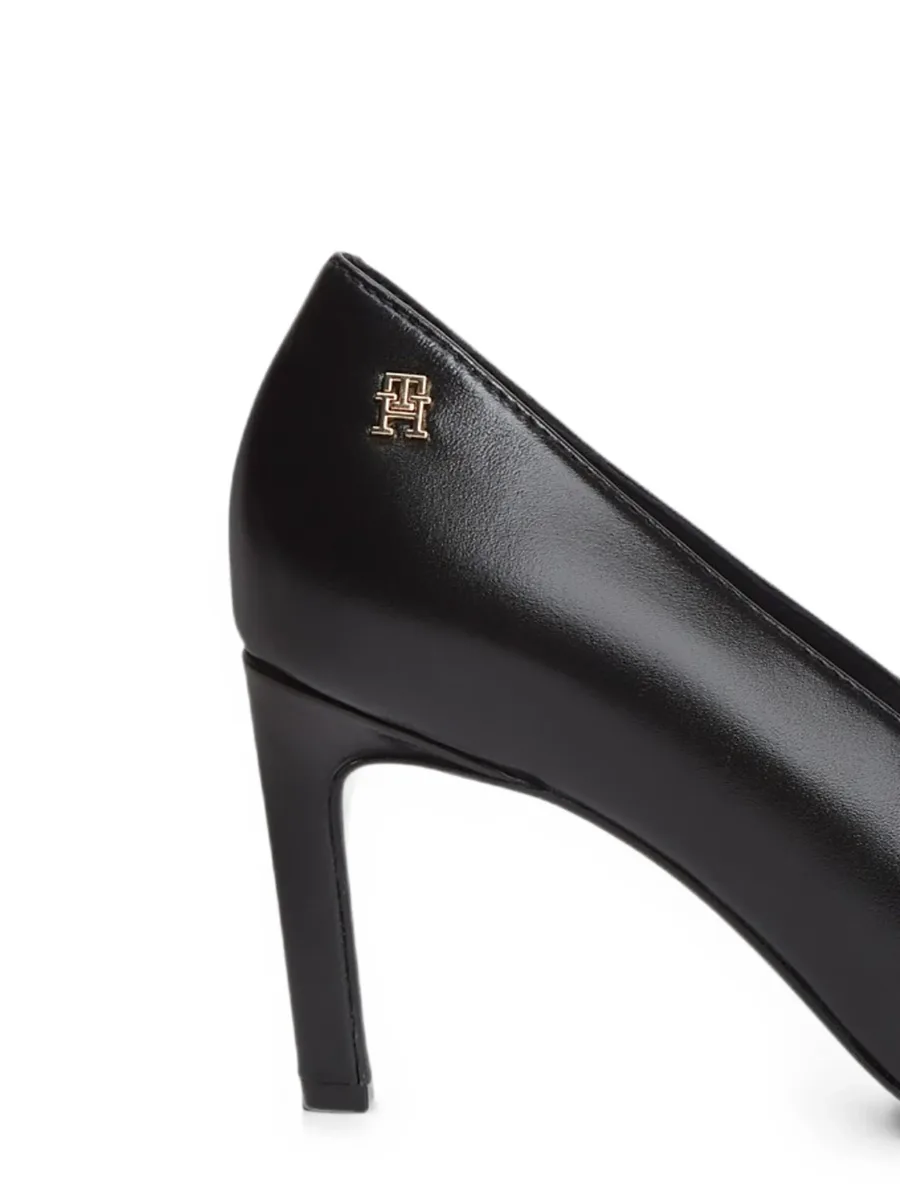 logo-plaque pointed-toe pumps 3