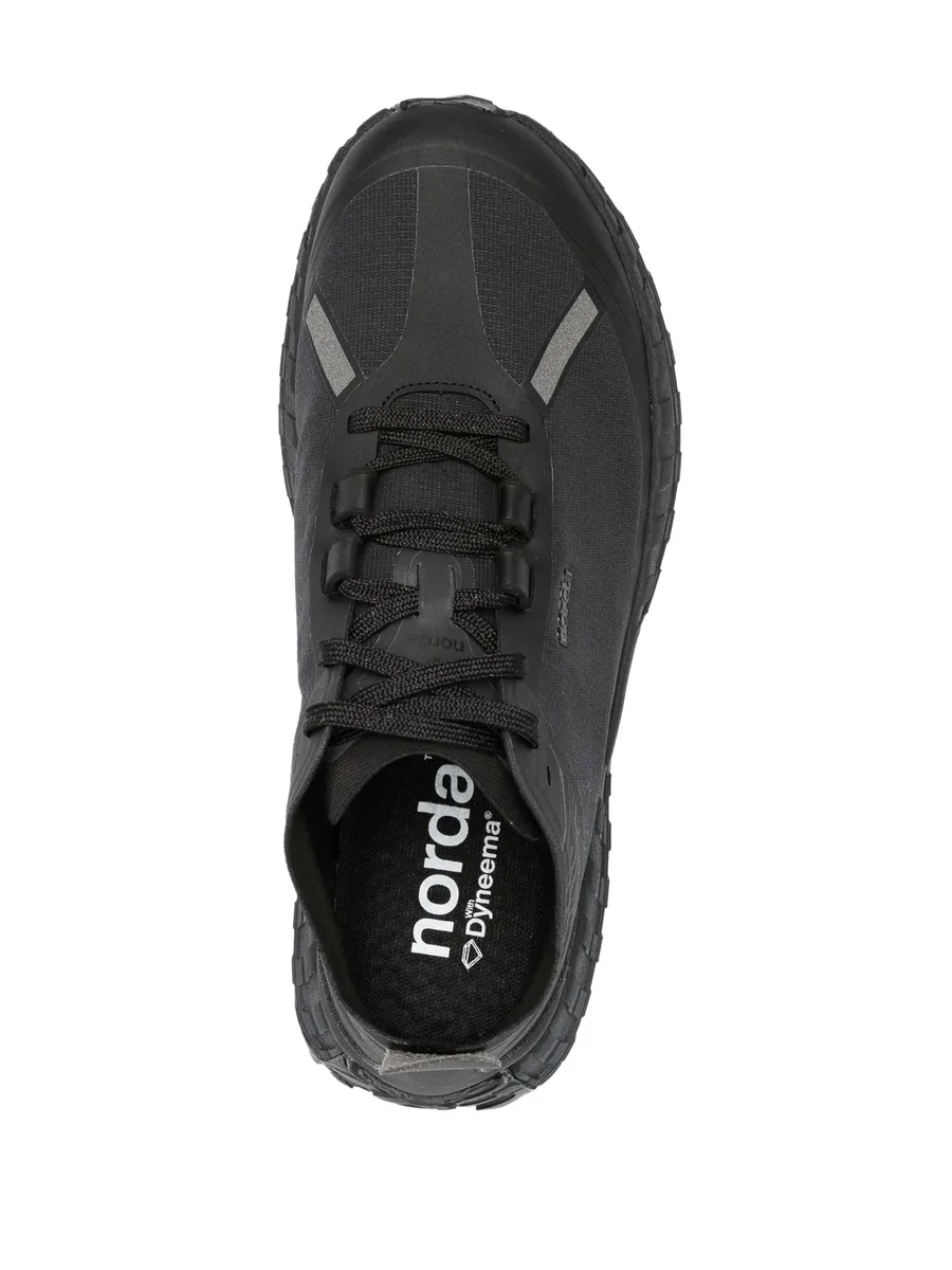 001 panelled lace-up sneakers 8