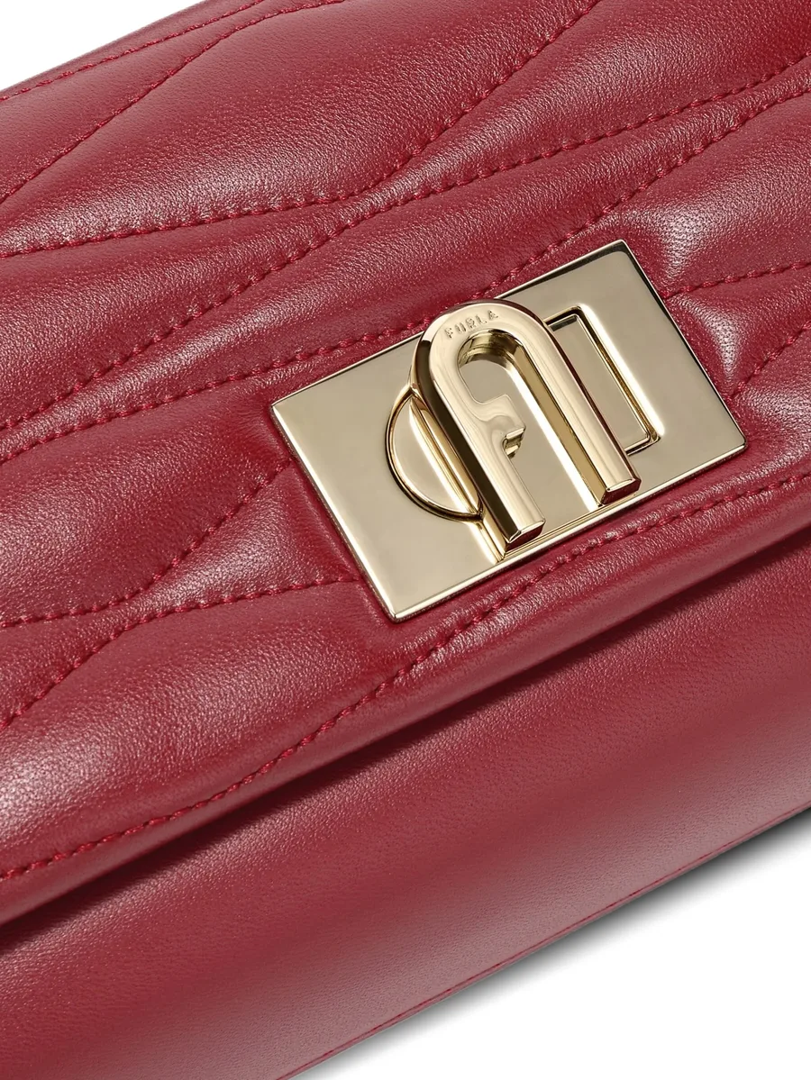 стеганая мини-сумка Furla 1927 с цепочкой 8