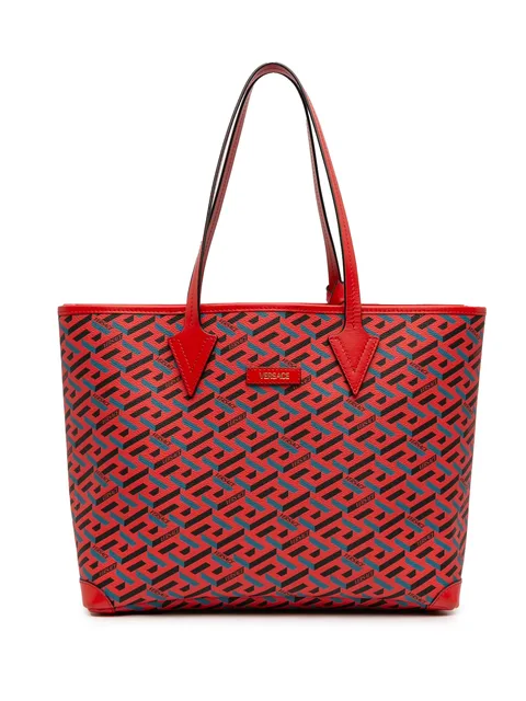 2021-2025 Coated Canvas La Greca tote bag