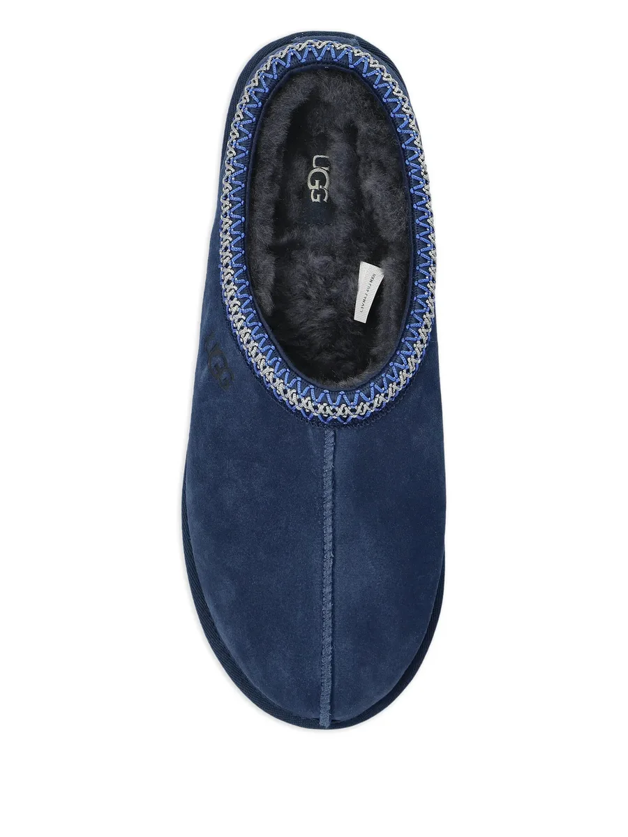 suede stitched slippers 8