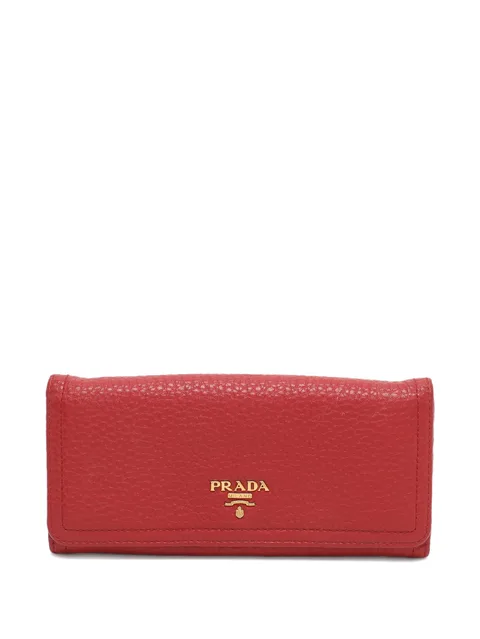 leather logo wallet