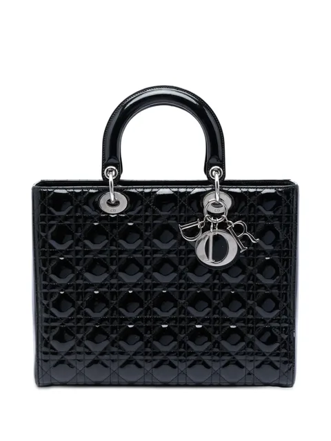 большая сумка-сэтчел Cannage Lady Dior (2015 год)
