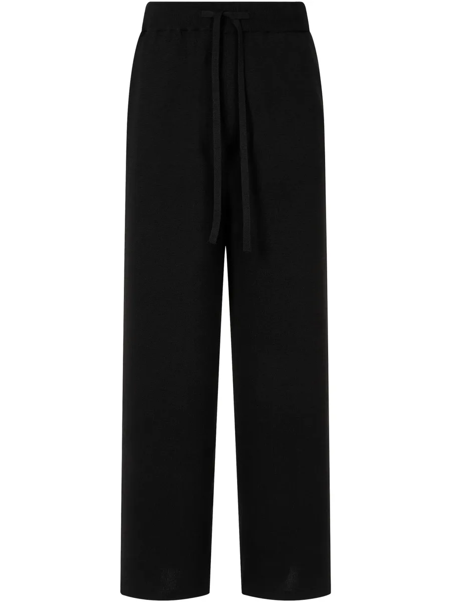 fine-knit track pants 1