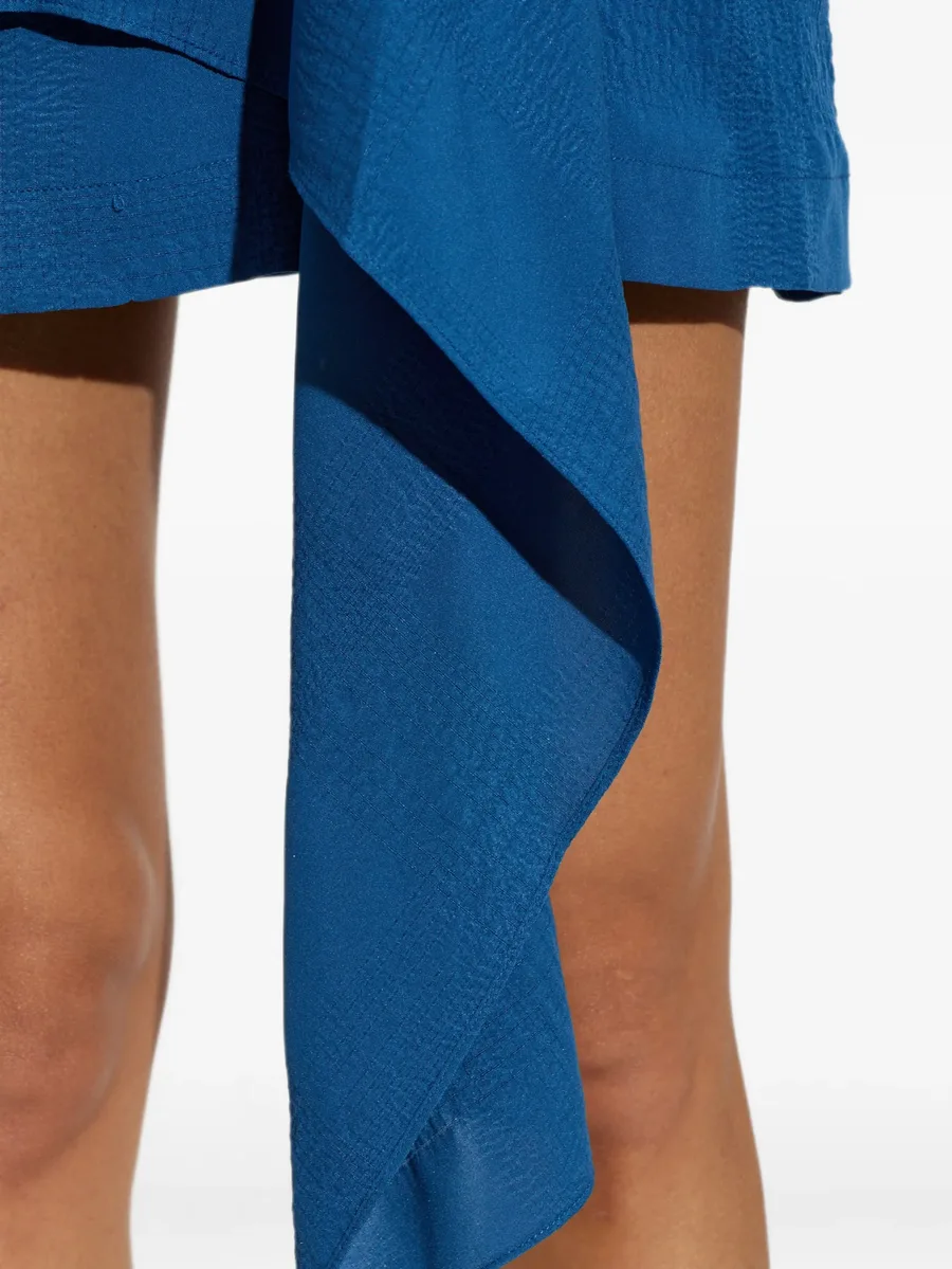 Pully draped layered mini skirt 5