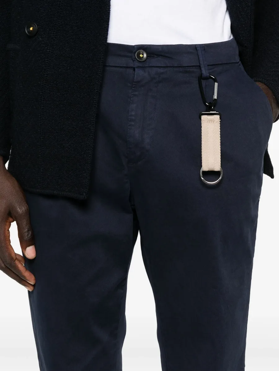 pleated twill chino trousers 10