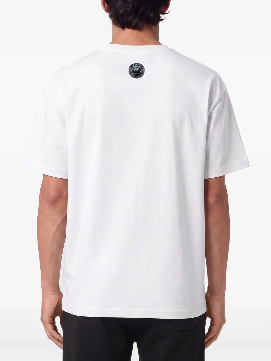 tiger-print logo-print t-shirt 4