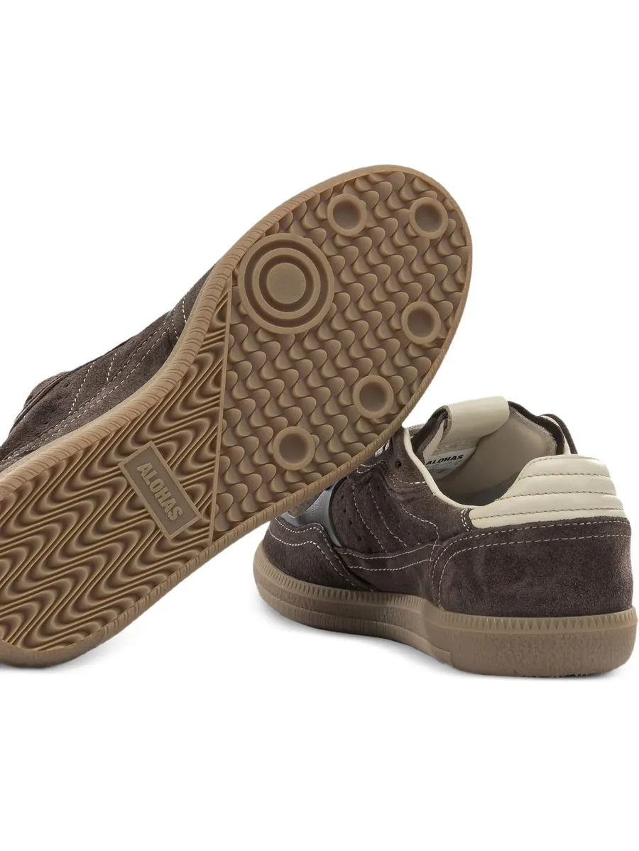 Tb.490 suede panelled sneakers 7