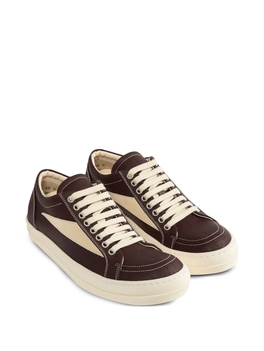 panelled lace-up sneakers 3