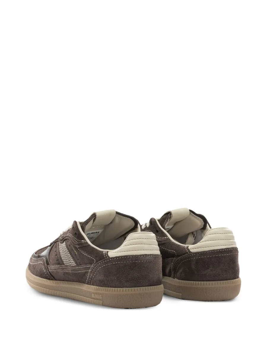 Tb.490 suede panelled sneakers 5